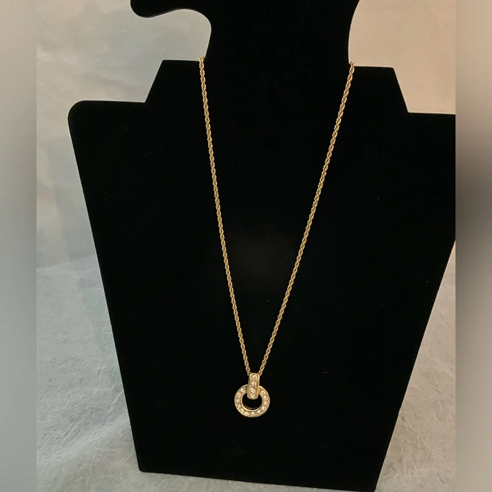 Authentic Christian Dior Gold Necklace - Picture 1 of 6
